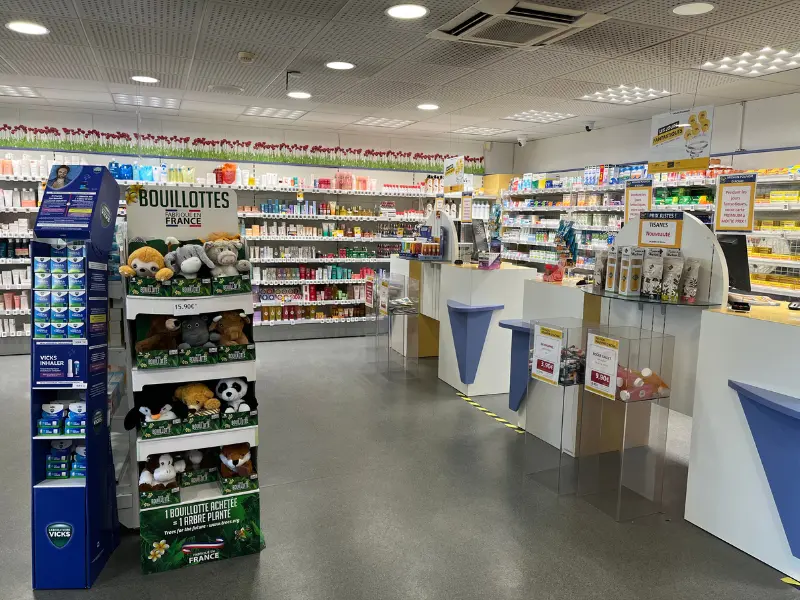 Espace parapharmacie lumineux